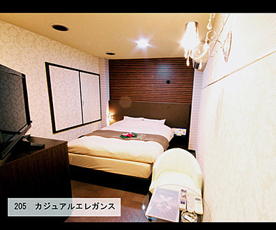「Xホテル」205号室 内装1